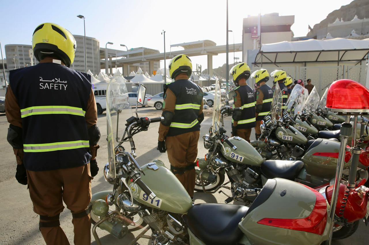 الدفاع المدني يكثِّف أعمالَ الإشراف الوقائي في المشاعر المقدسة ..