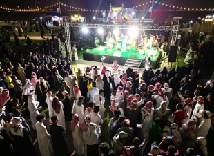 فعاليات يوم التأسيس السعودي في منتزه الروضة.