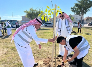 مبادرة تشجير مدن وبلدات القطيف، تحت شعار: 