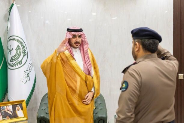 أمير منطقة الجوف يستقبل مديري الأجهزة الأمنية بمحافظة طبرجل