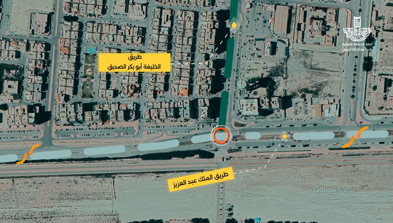 أمانة الشرقية : إلغاء الإشارات الضوئية لتعزيز انسيابية الحركة في الجبيل