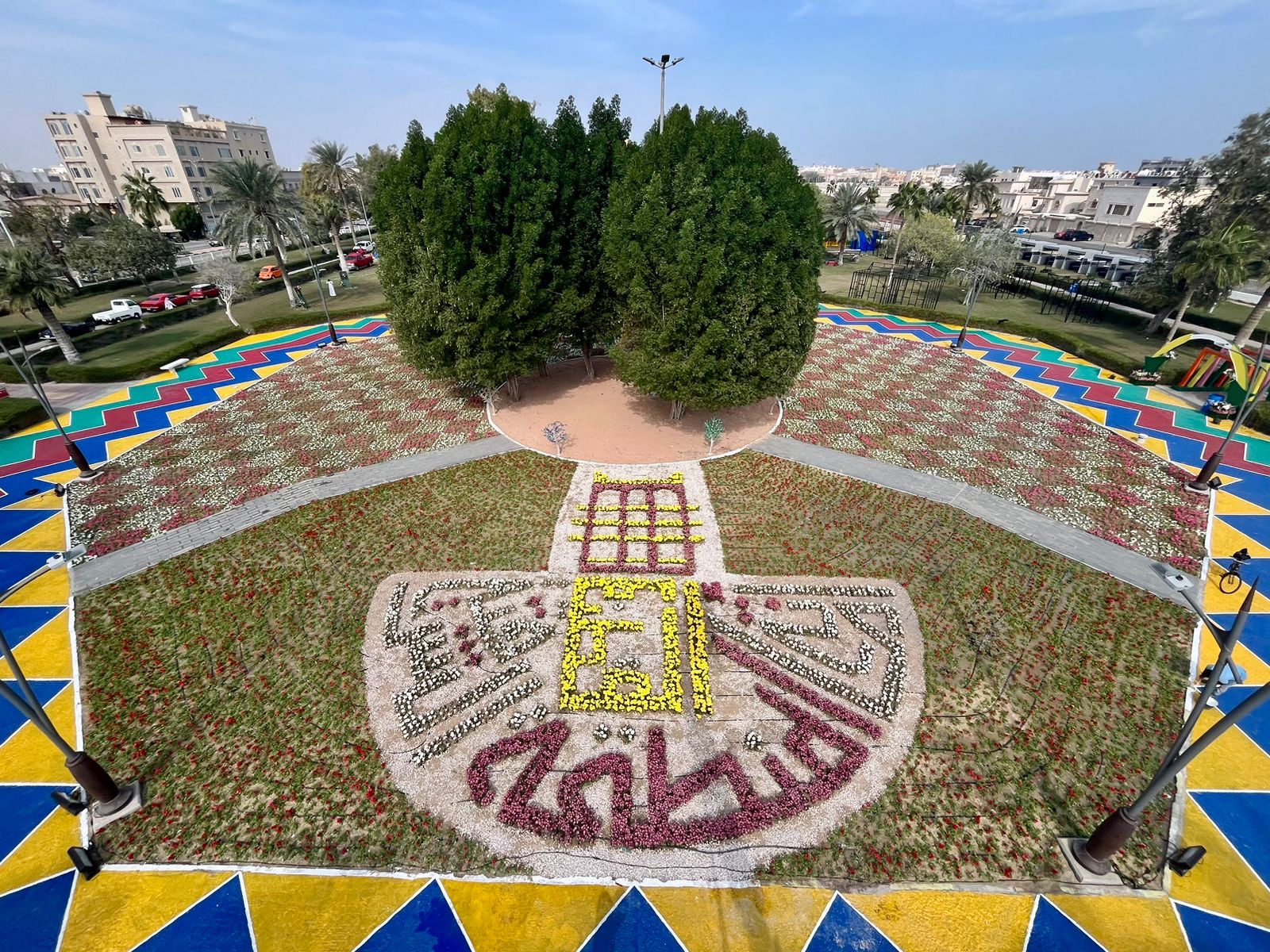 مهرجان الزهور الثالث في منتزه سيهات.